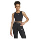 Adidas Γυναικεία αμάνικη μπλούζα Techfit Crop Tank Top